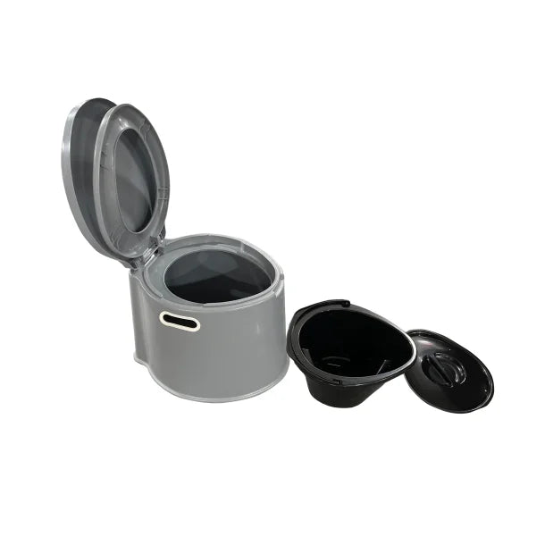 Via Mondo XL Portable Toilet - Includes Free Storage Cover