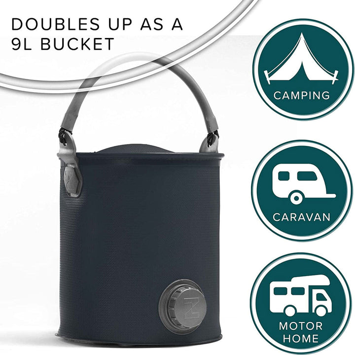 Colapz 7/9L Collapsible Bucket/Watering Can Blue