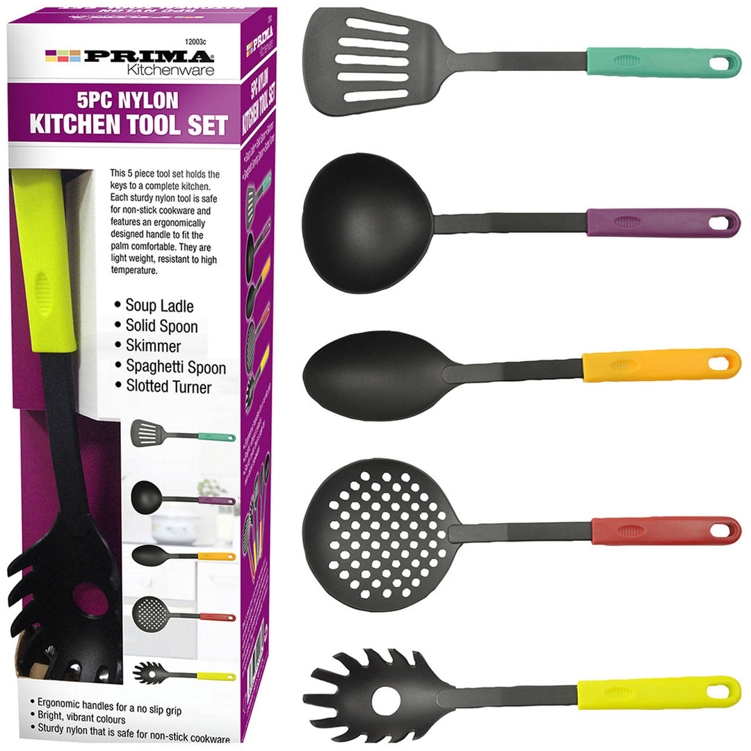 Prima 5pc Nylon Kitchen Tool Set