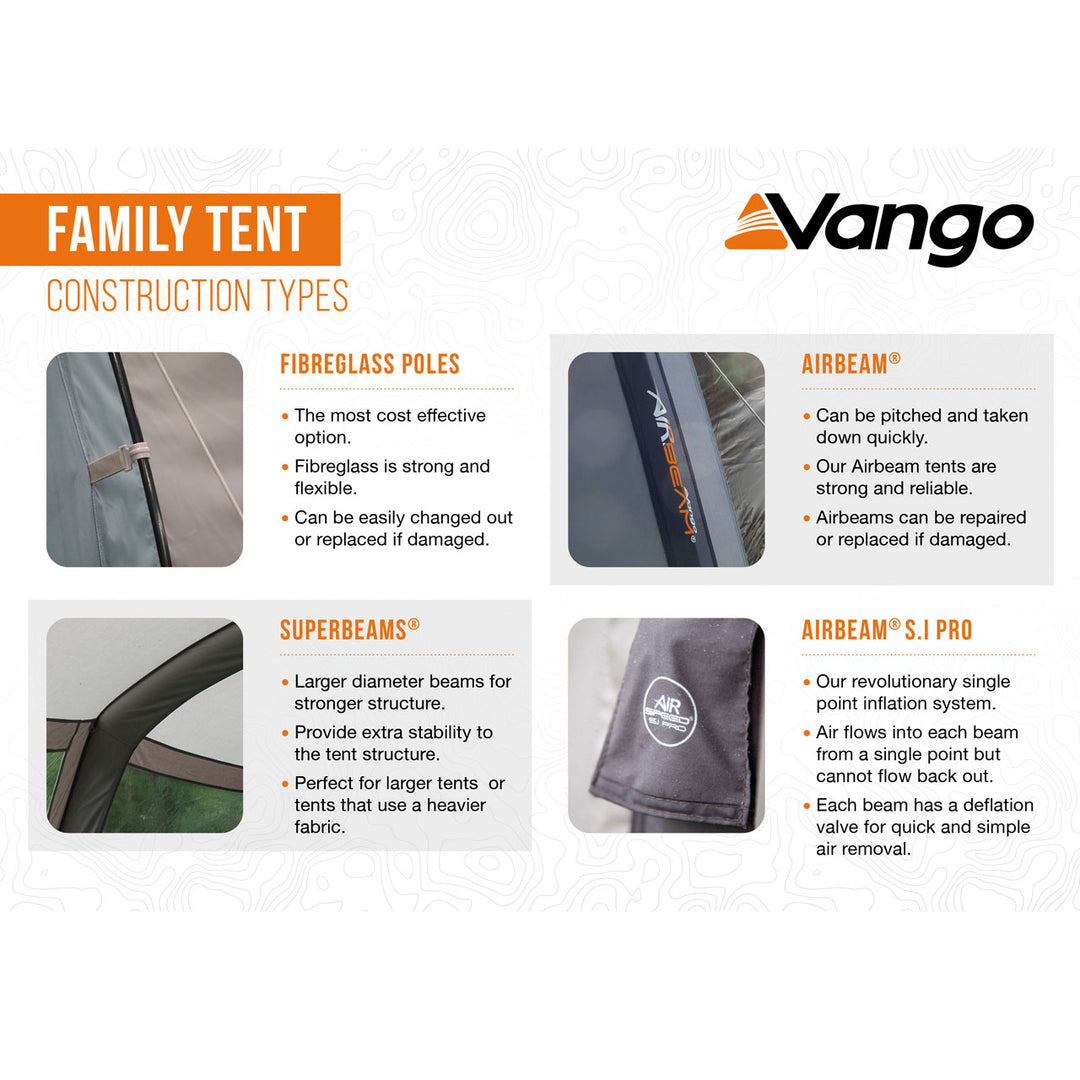 Vango Savannah 600XL Poled Tent Package