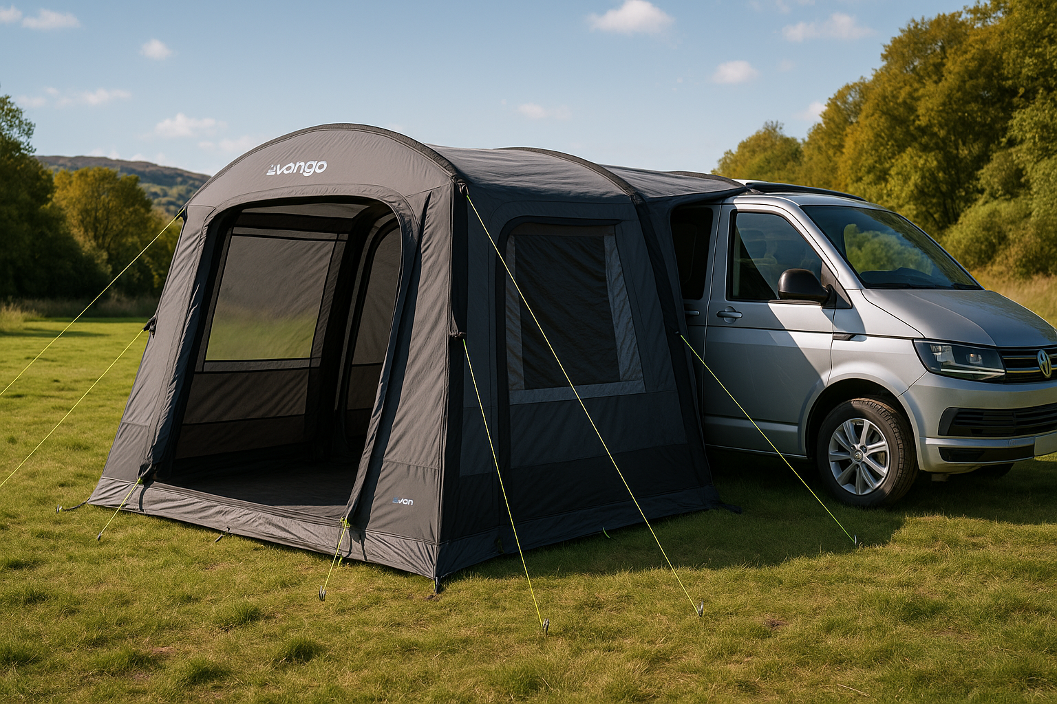 Vango driveaway awning on a campervan