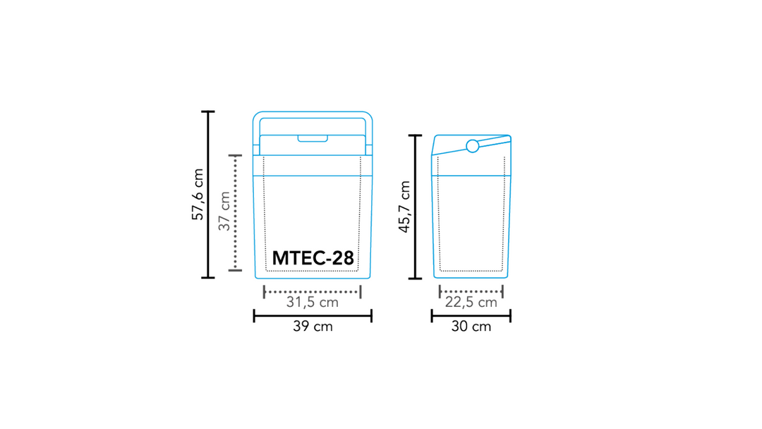 Mestic Cool box thermoelectric MTEC-28 AC/DC