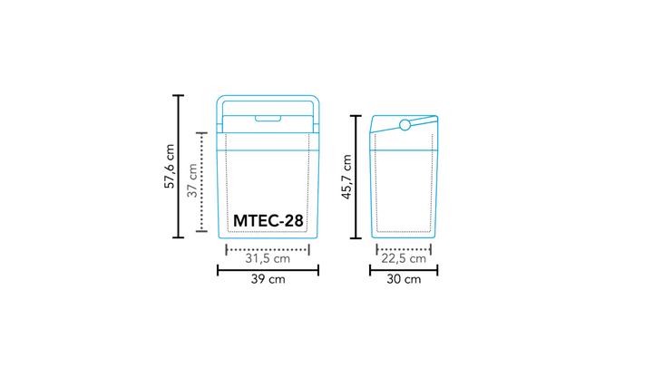 Mestic Cool box thermoelectric MTEC-28 AC/DC