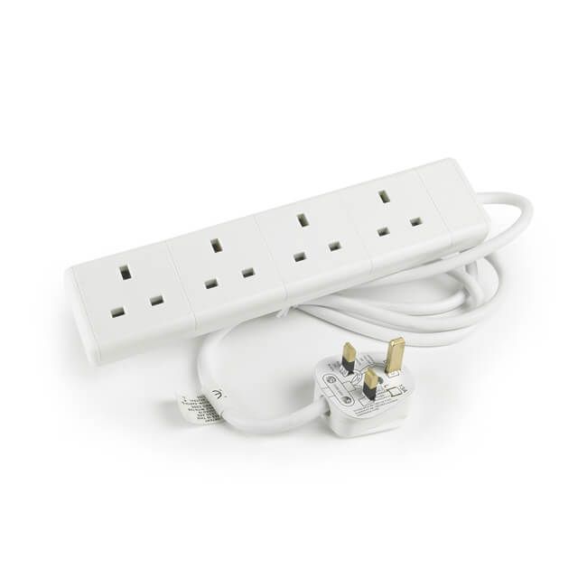 Elpine 4 Gang 2m Extension Lead Cable