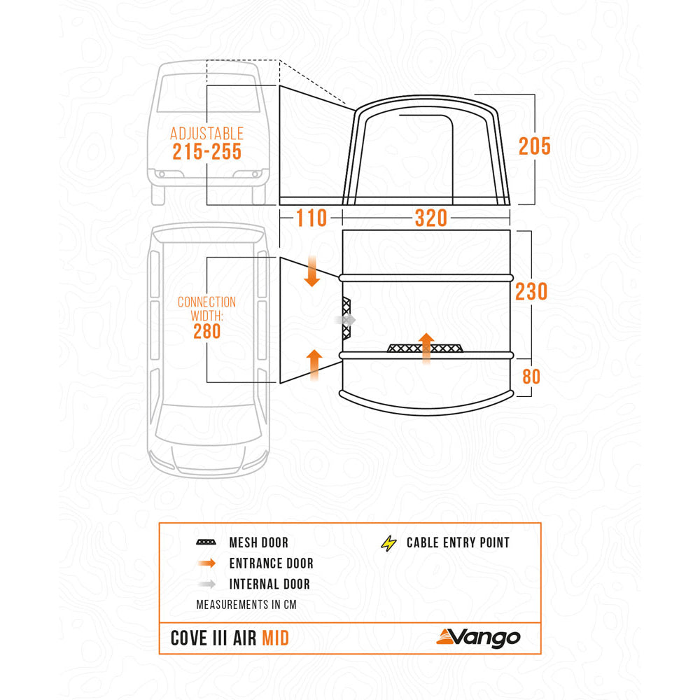 Vango Cove III Air Mid Drive-Away Awning