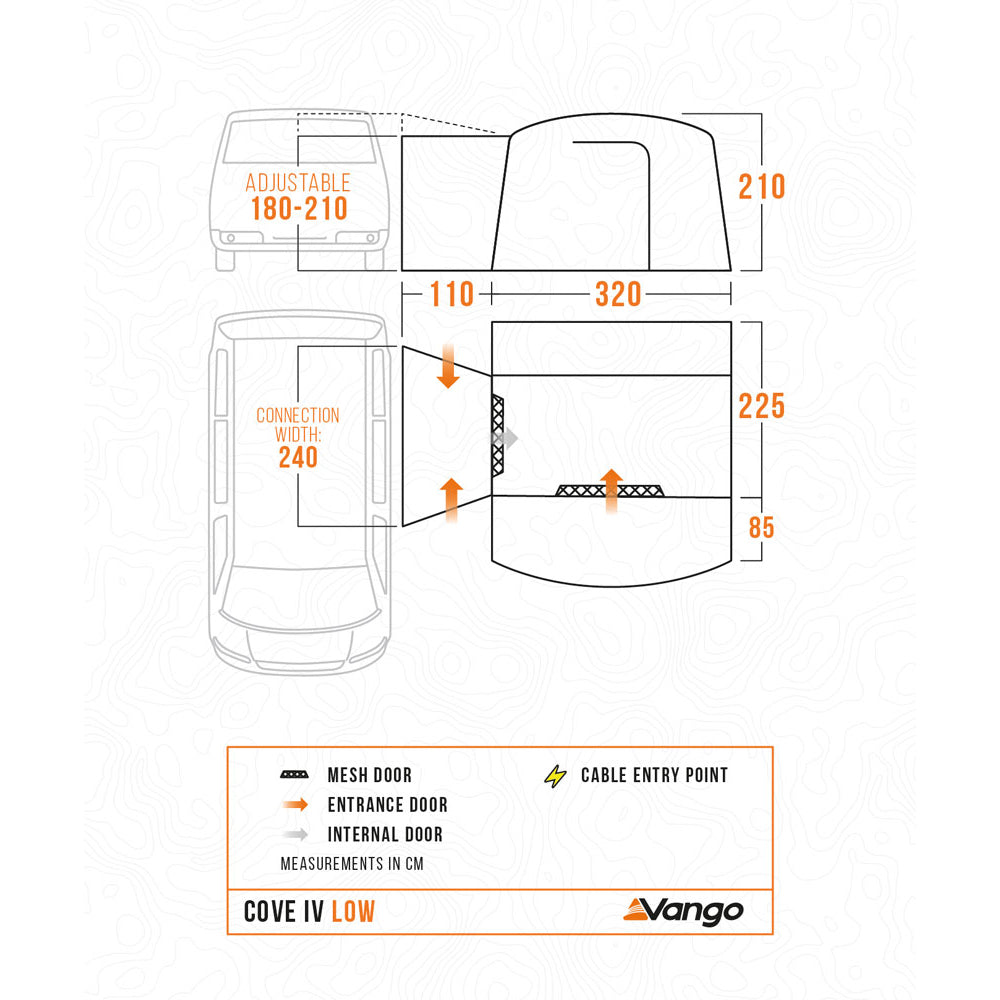 Vango Cove IV Low Drive-Away Awning