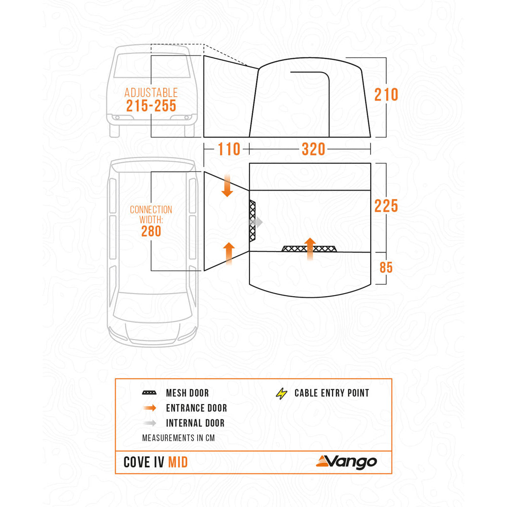 Vango Cove IV Mid Drive-Away Awning