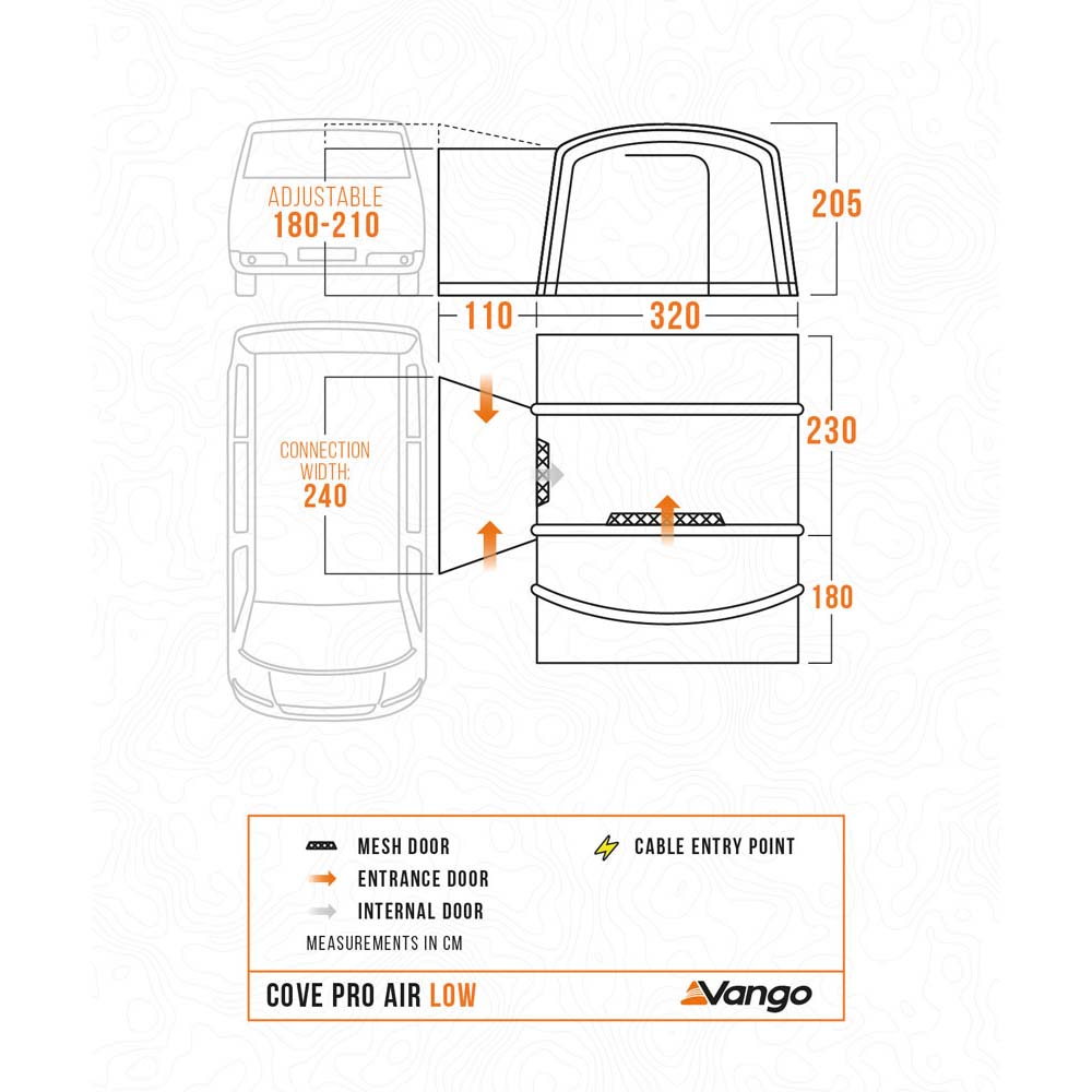 Vango Cove PRO Air Low Drive-Away Awning