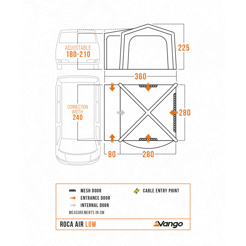 Vango Roca Air Low Drive-Away Awning
