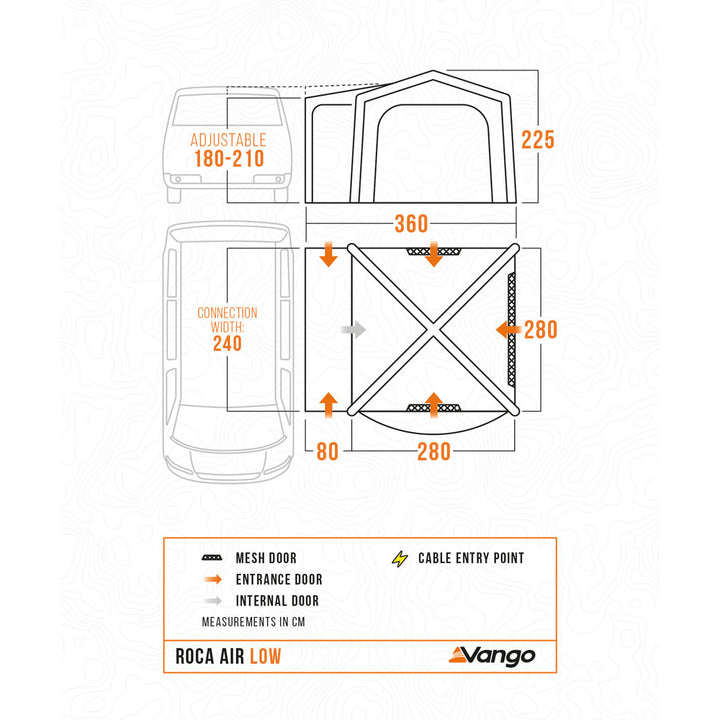Vango Roca Air Low Drive-Away Awning
