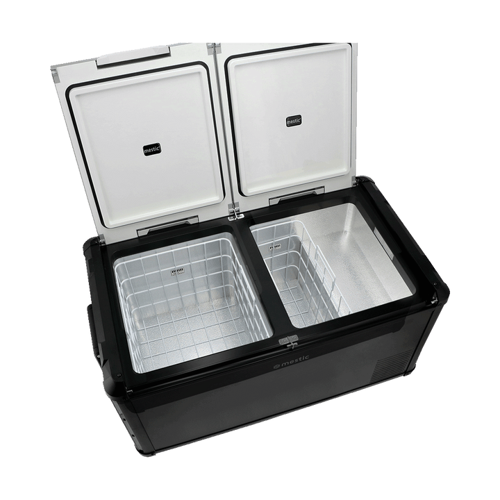 Mestic MCCP-90 AC/DC Dual Zone Compressor Fridge/Freezer