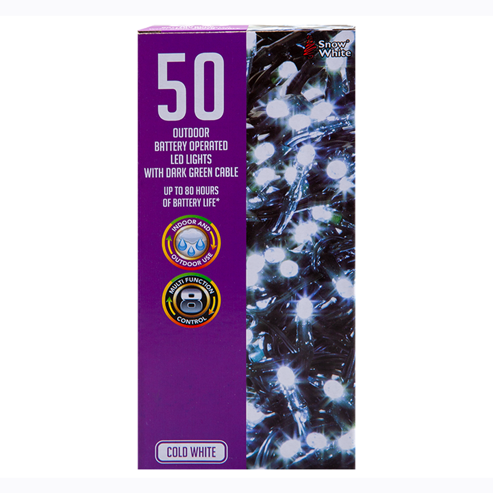 50 x Outdoor Led Battery Lights