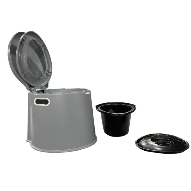 Via Mondo XL Portable Toilet - Includes Free Storage Cover