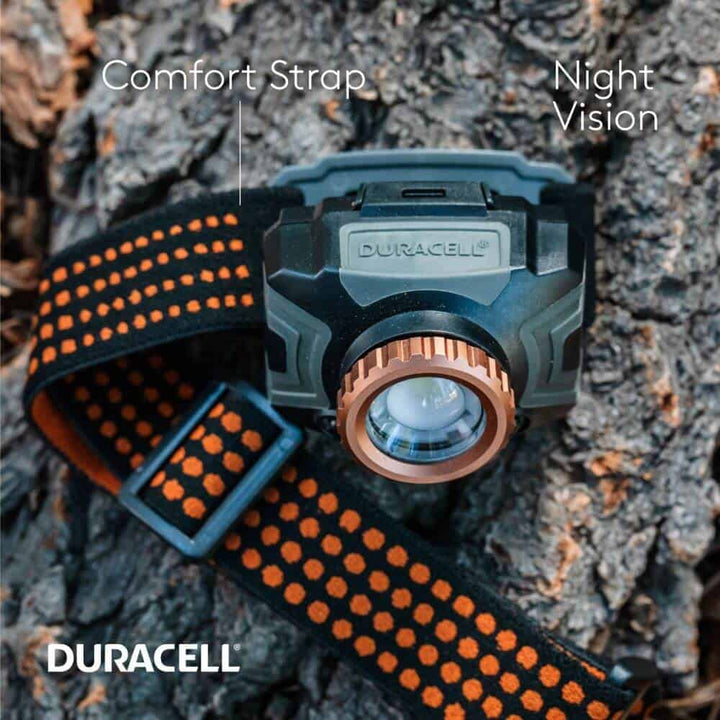Duracell 350 Lumen Focusing LED Headlamp (inc Batteries)