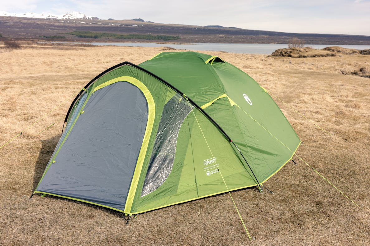 Coleman Darwin 4+ BlackOut Poled Tent from Camperite Leisure - In