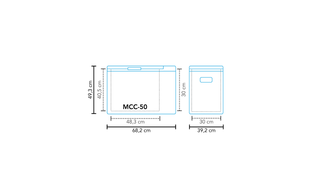 Mestic MCC-50 AC/DC Compressor Fridge/Freezer