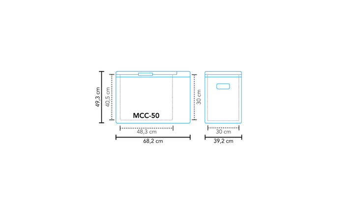 Mestic MCC-50 AC/DC Compressor Fridge/Freezer