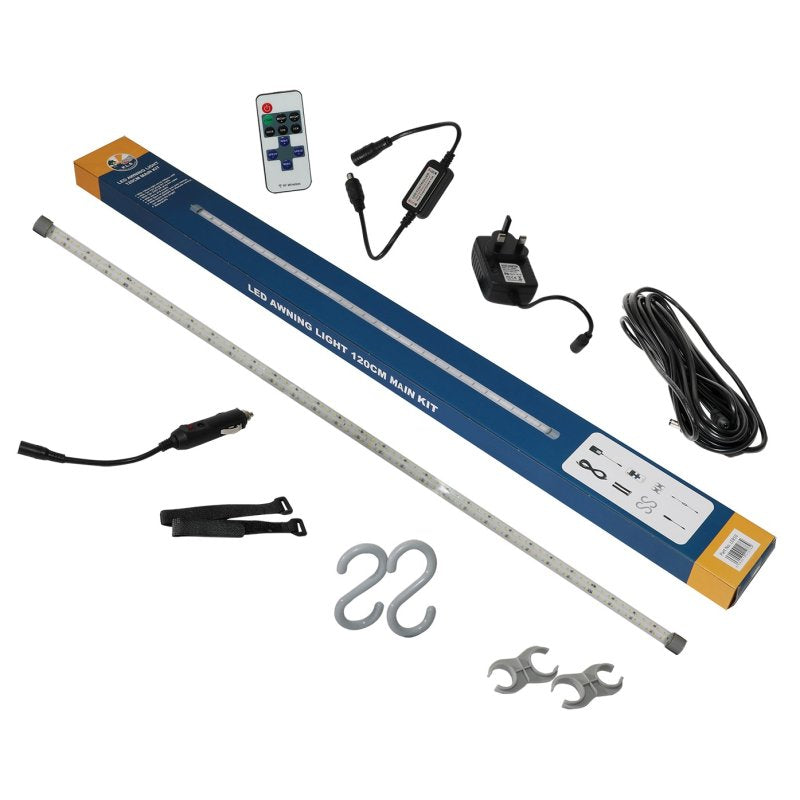 180 LED Awning Light - 120cm Main Kit - 12/230V