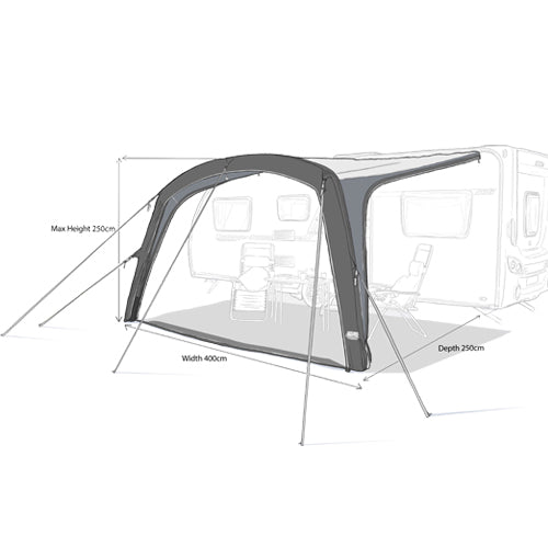 Maypole Stratford 4M Inflatable Sun Canopy (Caravans/Motorhomes)