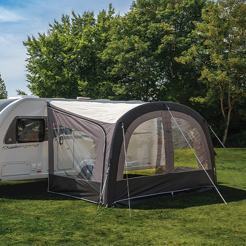 Maypole Stratford 4M Air Sun Canopy Optional Front Wall With Window (Caravan/Motorhome)