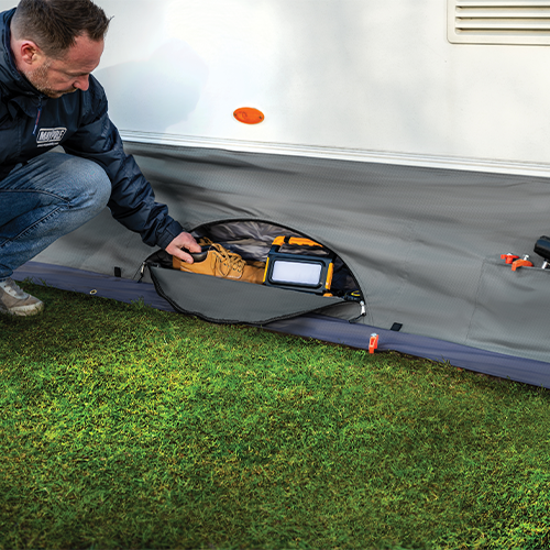 Maypole Caravan Draught Skirt Organiser