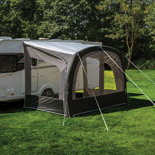 Maypole Stratford 3M Air Sun Canopy Optional Front Wall With Window (Caravan/Motorhome)