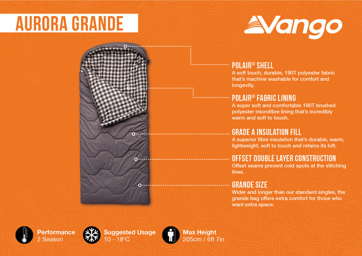 Vango Aurora Grande Sleeping Bag