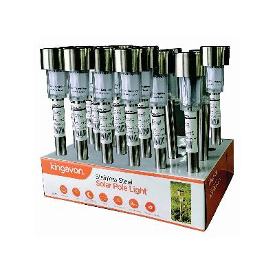 Kingavon Single Stainless Steel Solar Light