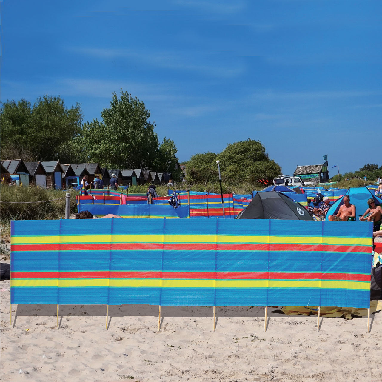 8 Pole Tall Beach Windbreak