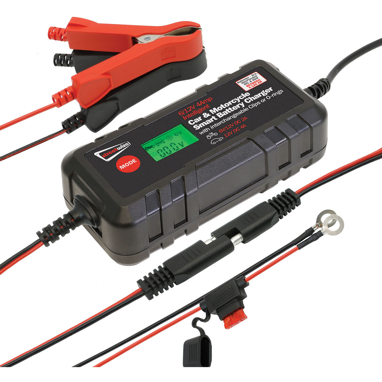 4 Amp 12v Intelligent Battery Charger