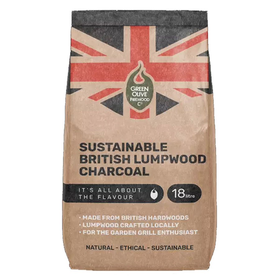 Organic British Lumpwood Charcoal 18lt Bag