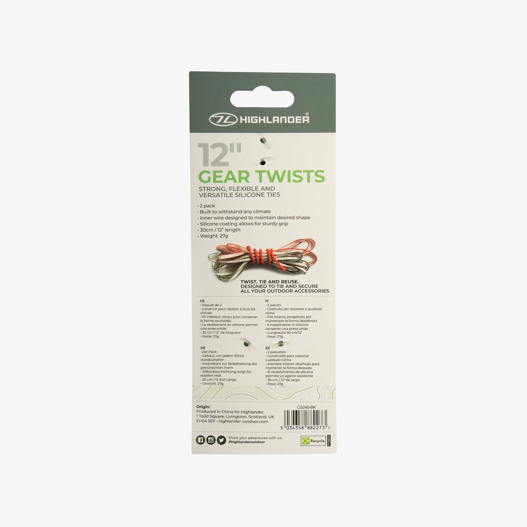 Highlander Silicone Gear Twists 30cm/12" Length