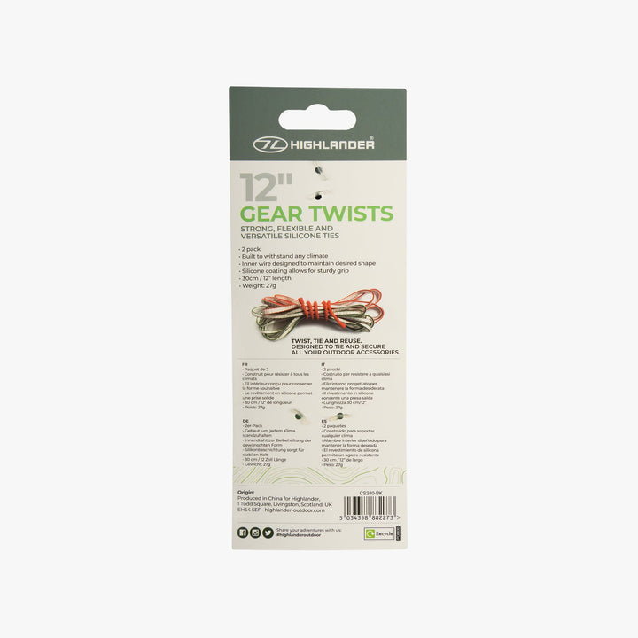 Highlander Silicone Gear Twists 30cm/12" Length