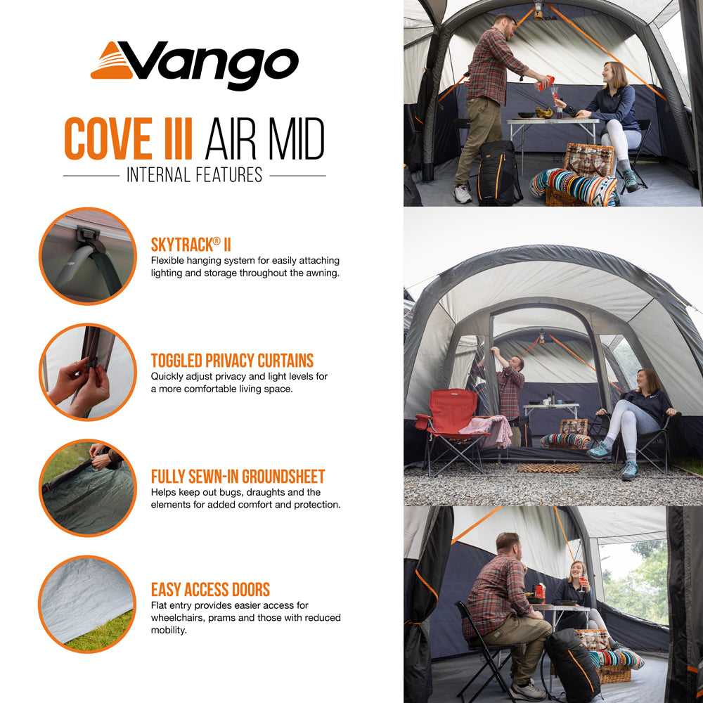 Vango Cove III Air Mid Drive-Away Awning