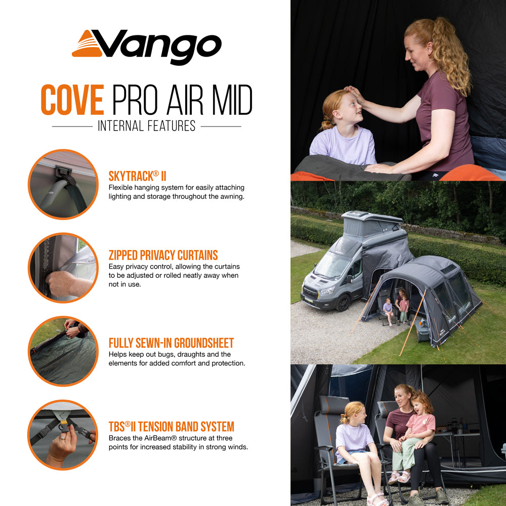 Vango Cove PRO Air Mid Drive-Away Awning