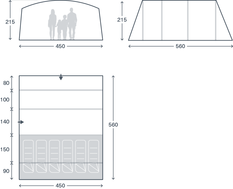 Kampa Dawlish 6 Air Tent