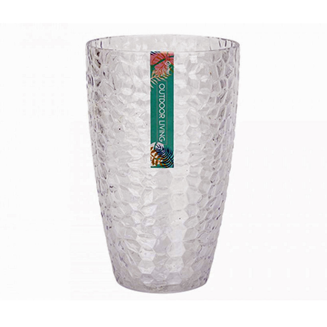 Dimple Glass Effect Medium Plastic Tumbler 
