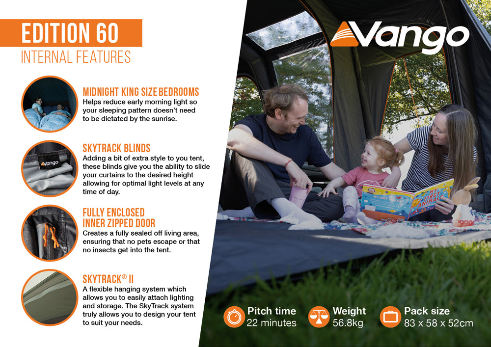 Vango Sherwood Air 600XL - Edition 60 Tent Package