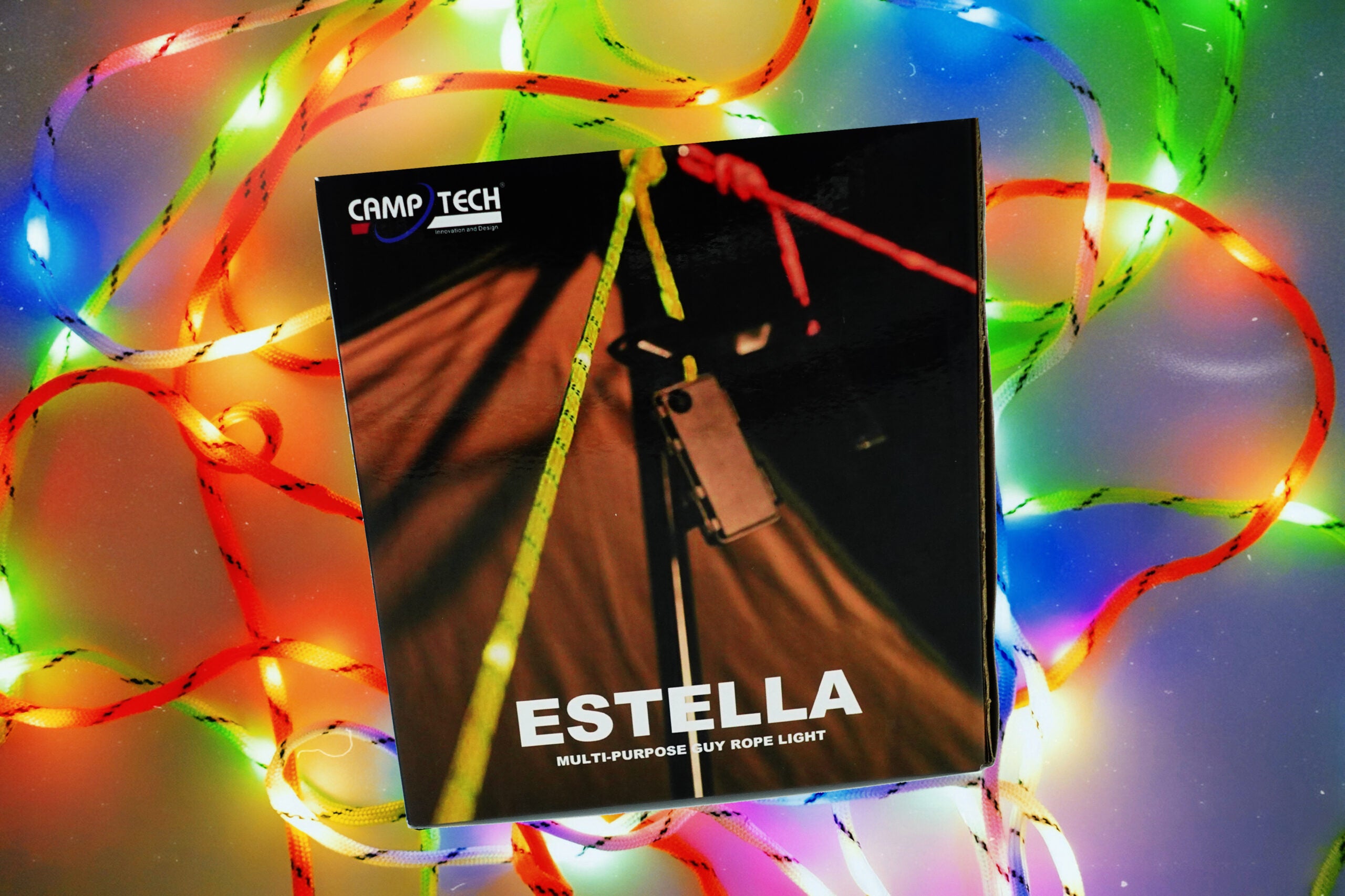 Camptech Estella Multipurpose Light Up Guyrope x4 from Camperite