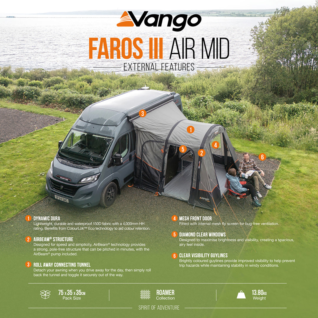 Vango Faros III Air Mid Drive-Away Awning