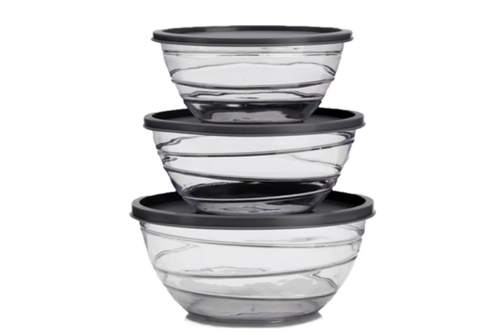 Flamefield Acrylic 3pce Container Set