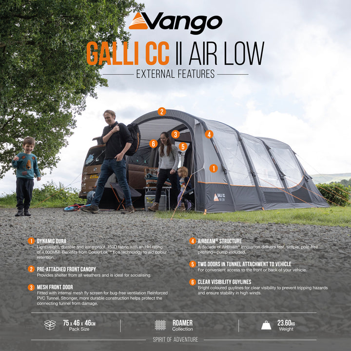 Vango Galli CC II Air Low Drive-Away Awning