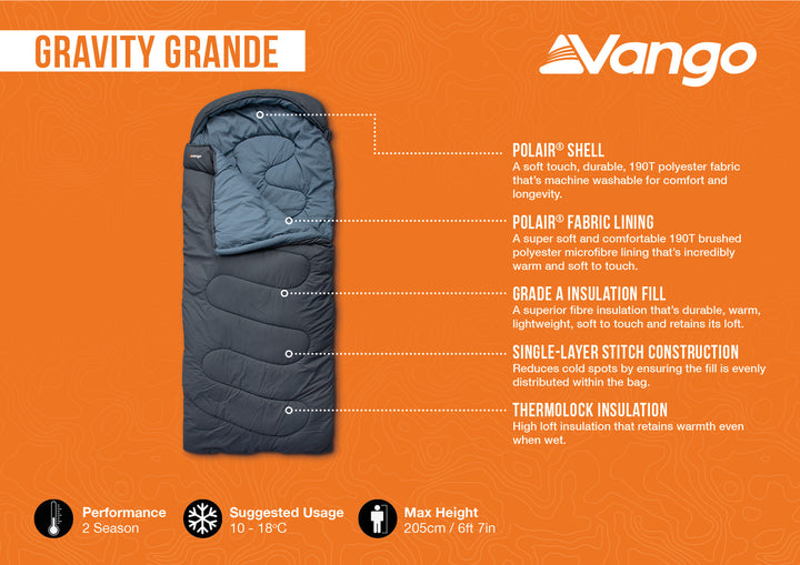 Vango Gravity Grande Sleeping Bag