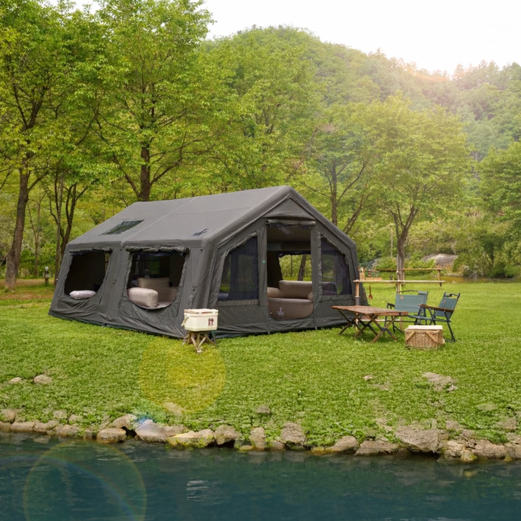 Holawild Airtek Machu Picchu Large Grey Inflatable Lodge Tent
