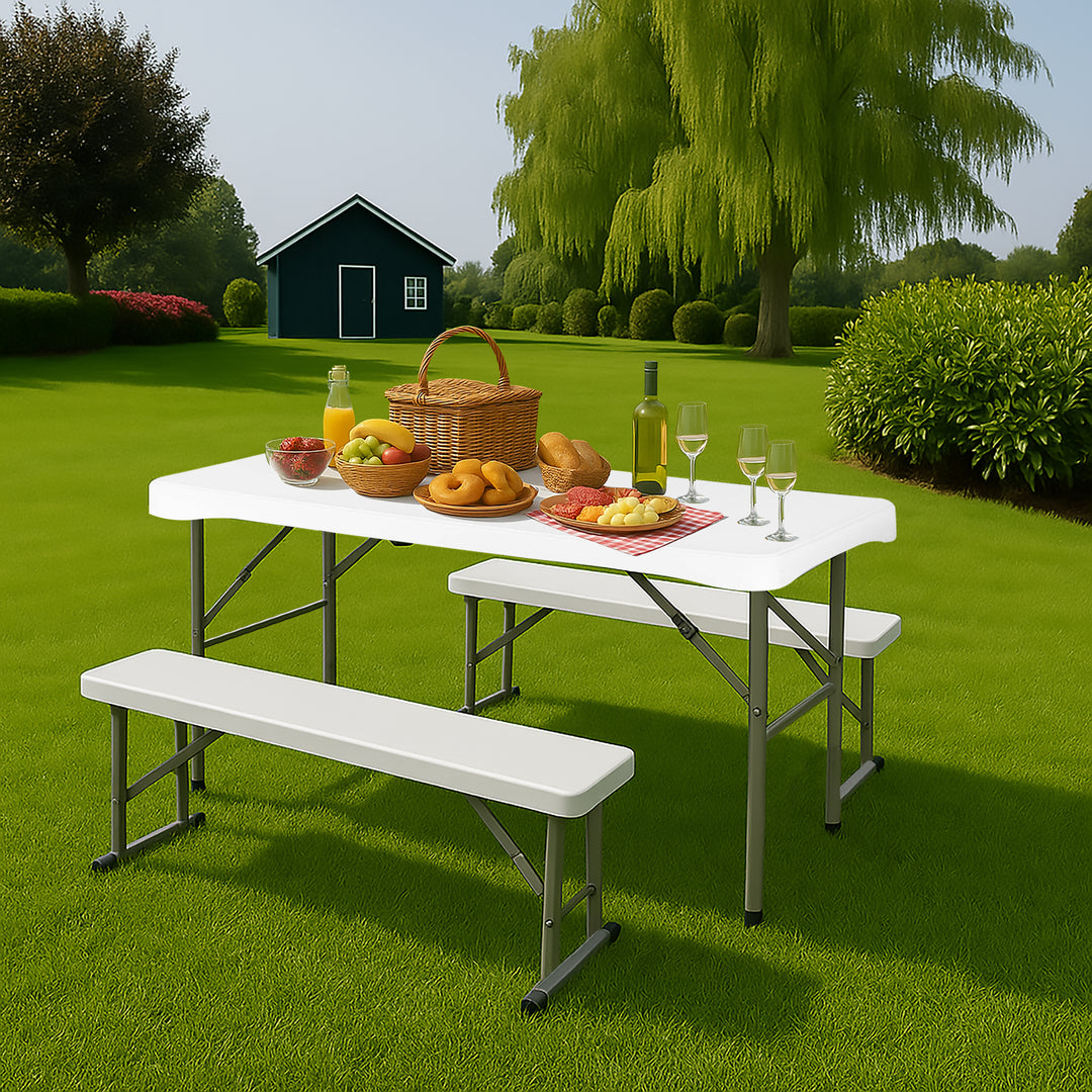 Leisurewize Blow Moulded Picnic Table and Bench Set