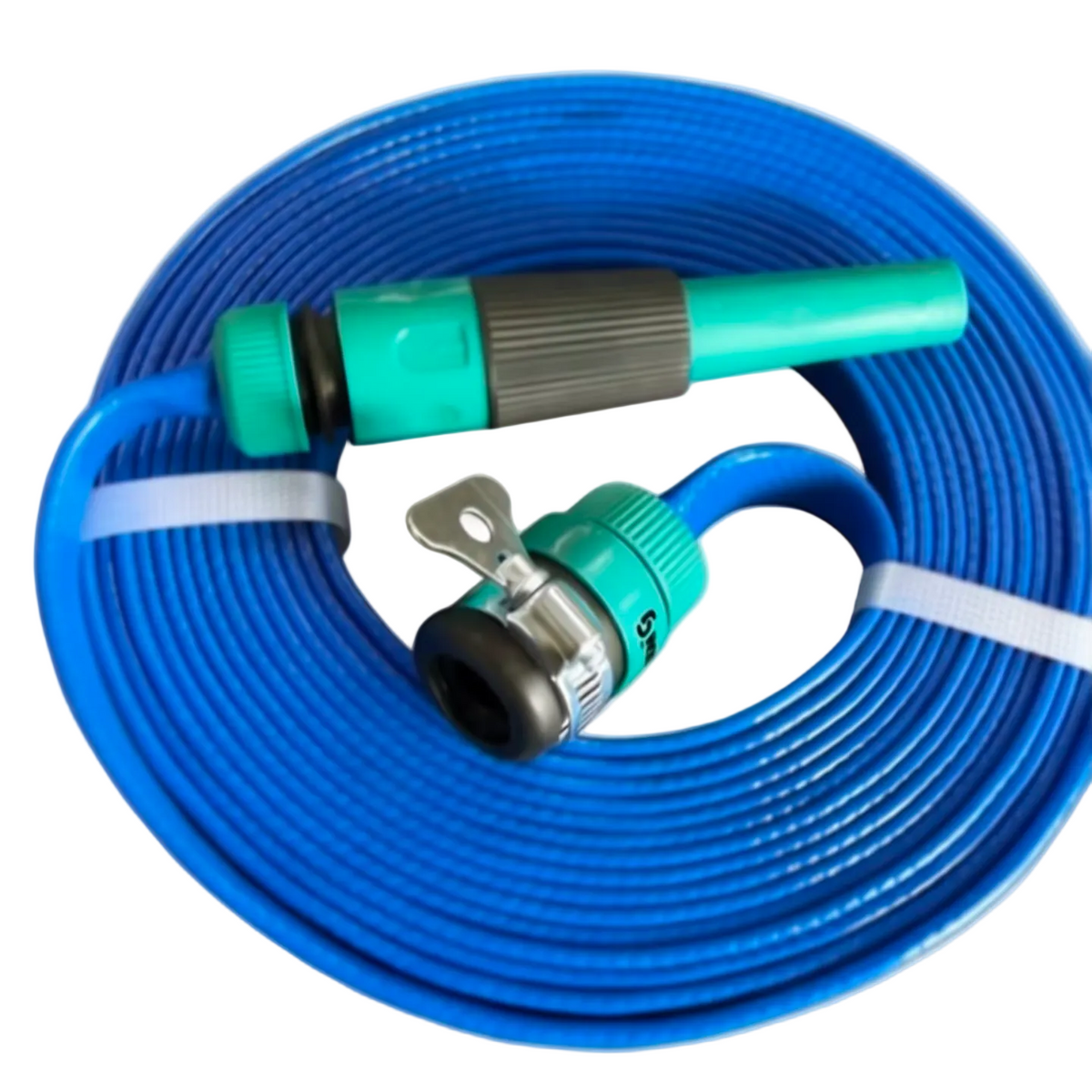 Blue 7.5m Food Grade Flat Hose Complete With Fittings
Active