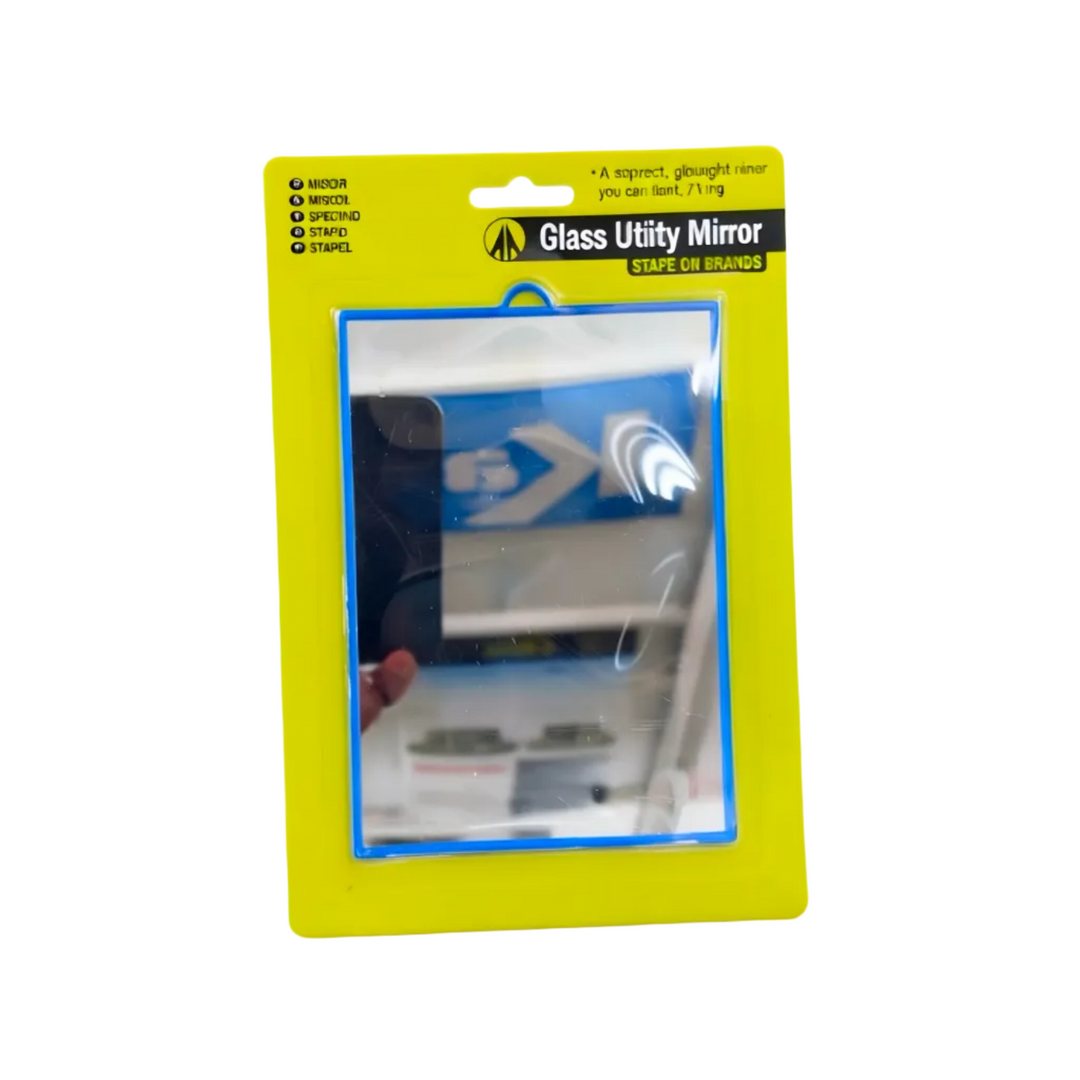 Summit Glass Utility Mirror on Stand 12cm x 17cm