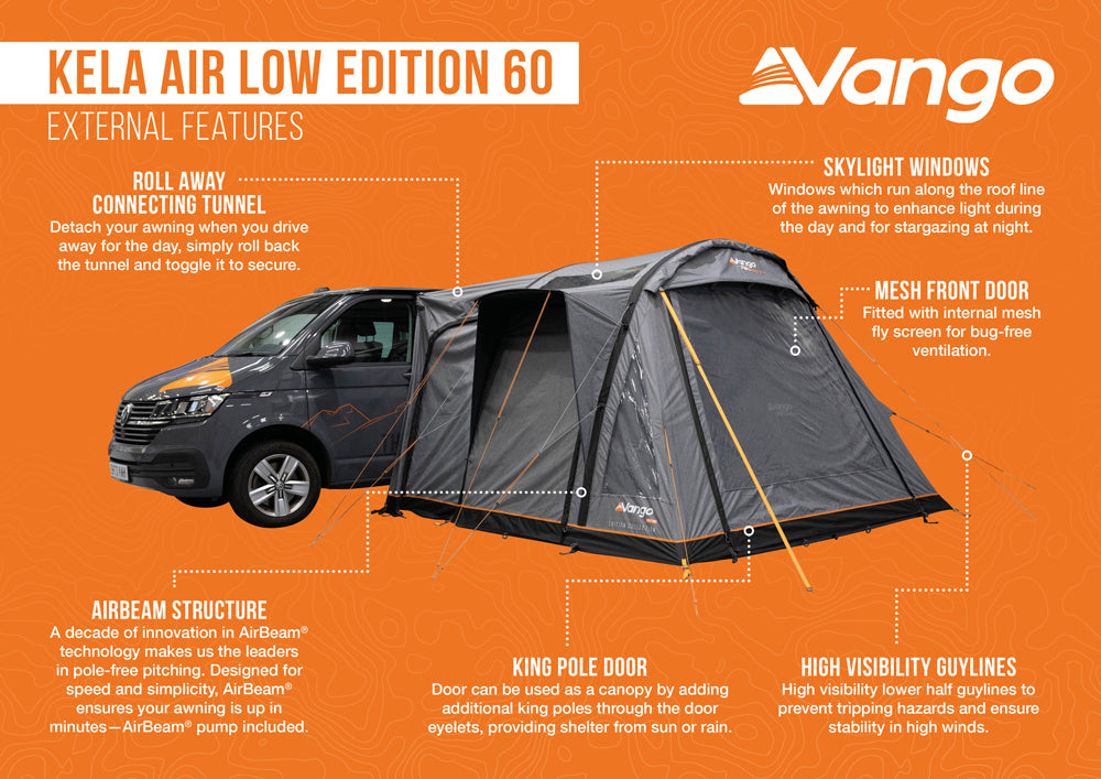 Vango Kela Air Low - Edition 60 Drive-Away Awning