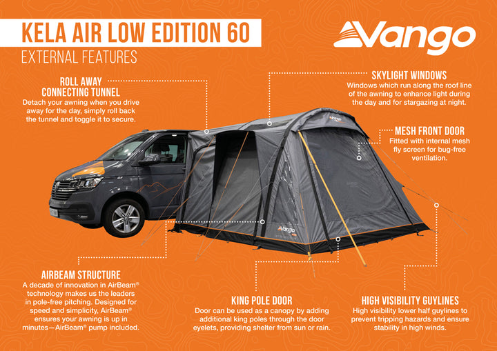 Vango Kela Air Low - Edition 60 Drive-Away Awning