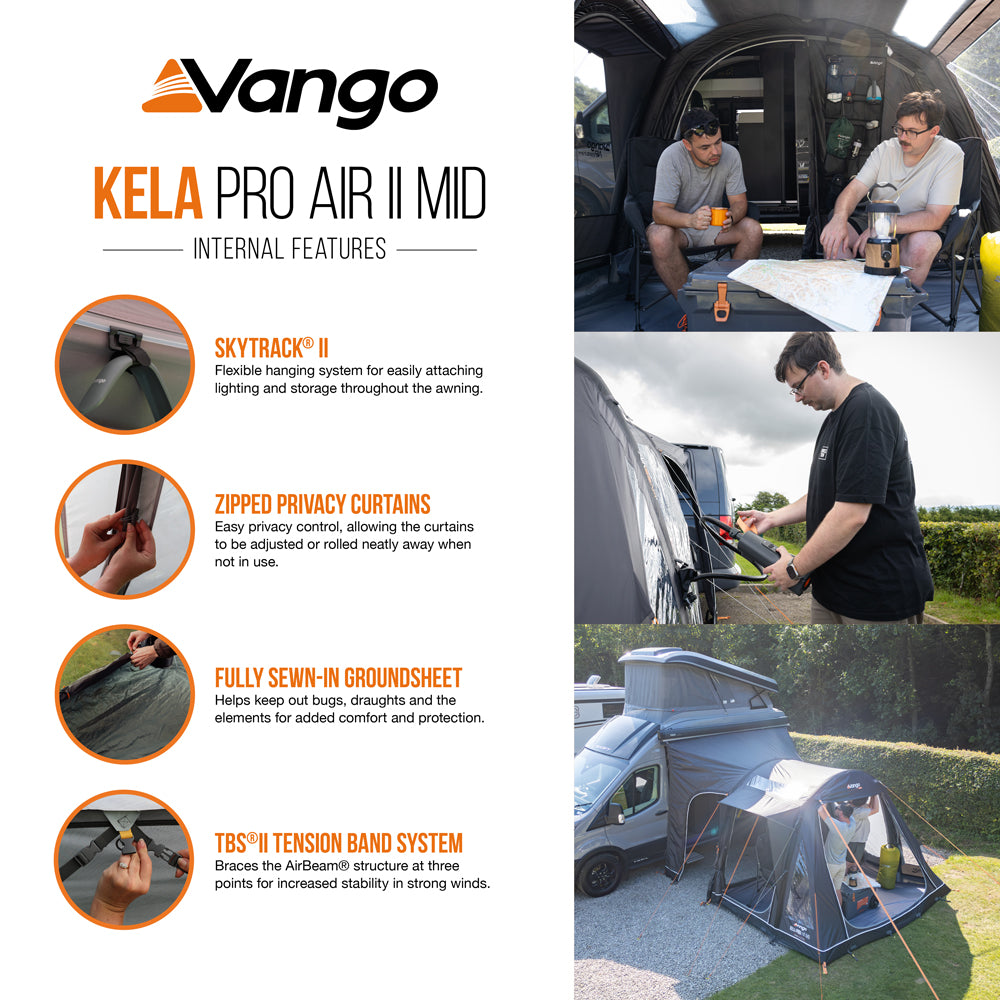 Vango Kela Pro II Air Mid Drive-Away Awning